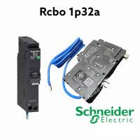 Schneider เซอร์กิตเบรกเกอร์กันดูด RCBO ชนิด1P 20A 32A ลูกย่อยกันดูด กันไฟรั่ว ป้องกันไฟดูด ป้องกันไฟรั่ว ชไนเดอร์ circuit breaker