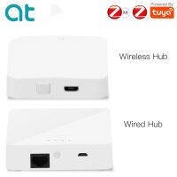 Tuya Zigbee Gateway HUB Wireless Smart Home Bridge Smart Life รีโมทคอนลโปรโตคอล Zigbee ทำงานร่วมกับ Alexa Home