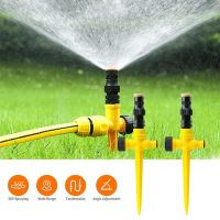 360° Rotation Auto Irrigation System Garden Lawn Sprinkler Patio Rotate Nozzle Cooling Water Sprinkler Garden Irrigation Supplie