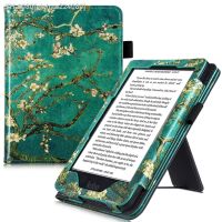 ■ yizhan224080 para eReader capa protetora de couro com alça mão fecho magnético sono automático despertar