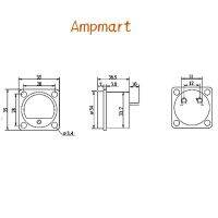 、’】- Ampmart 1XSO-39 SD39 Dc200ma VU Panel Meter With Backlight HIFI Amplifier DIY Parts