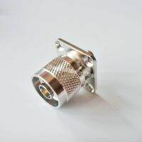 1Pcs N Type Male Plug to SMA Female Jack Flange mount RF Adapter Cable Connector Electrical Connectors