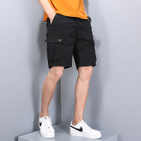 2022 Mens New Summer Casual Pants Shorts Overalls Trend Outdoor High-quality Overalls Business Casual Popular Cargo Shorts Gray