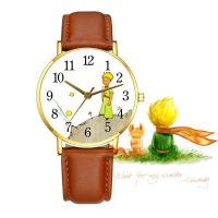 The Little Prince Children 39;S Watches Golden Brown Leather Strap Fashion Cartoon Kids Quartz Watch