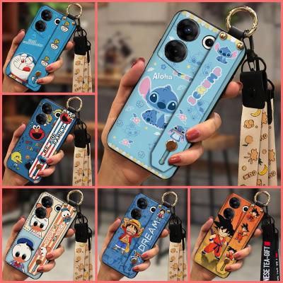 Cute Kickstand Phone Case For Tecno Camon20 Pro 5G/CK8n ring Anti-knock Phone Holder Back Cover Dirt-resistant Silicone