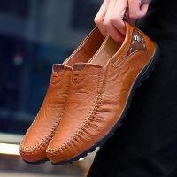 CODai424839 Readky Stock Big yards of doug shoes mens business casual shoes Kasut Kulit Lelaki Kasual Saiz Besar