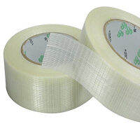 1pc / Volumes High Strength Transparent Grid Type Glass Fiber Reinforced Plastic Waterproof and Wear-Resistant Adhesive Tape-ganekd