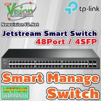 TP-Link T1600G-52TS JetStream 48-Port Gigabit Smart Switch with 4 SFP Slots ขนส่งโดย Kerry Express