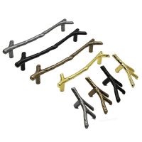 Tree Branch Twig Furniture Handles Cupboard Wardrobe Closet Door Pull Kitchen Cabinet Handle Drawer Knobs Door Pulls Single hole Door Hardware Locks