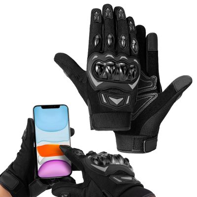Motorcycle Touch Screen Gloves Motocross Full Finger Riding Gloves Summer Brethable Bicycle Cycling Mountain Bike Gloves