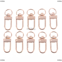 HONG 10pcs 13*34mm lobster clasp hooks สำหรับสร้อยคอและสร้อยข้อมือ DIY เครื่องประดับทำ