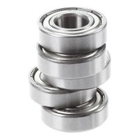 6002Z 15 x 32 x 9 mm shielded metal ball bearings 5 pcs, Silver