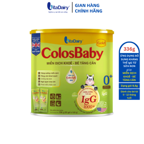 Sữa bột colosbaby gold 0+ 336g dạng gói tiện lợi - ảnh sản phẩm 1