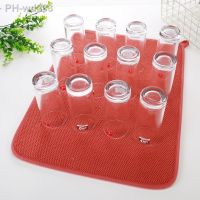 Super Absorbent Dish Drying Mat Placemat Household Kitchen Utensils Draining Dry Pad Non Slip Pot Bowl Cup Pad Coaster