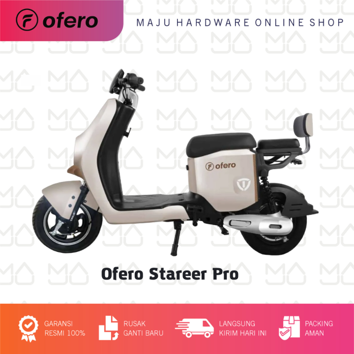 Sepeda Listrik Ofero Stareer Pro E Bike Speed Km Power W Lazada Indonesia