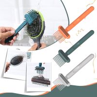 2In1 Comb Cleaning Brush Hairbrush Cleaner Rake Comb Embedded Tool Mini Hair Dirt Remover For Removing Hair Dust Home Salon Use