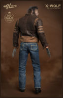 1:6 Wjltoys Wolverine Logan แจ็คเก็ตสูทเสื้อผ้าชุดเหมาะสำหรับ12 World AT012รูปร่างกาย