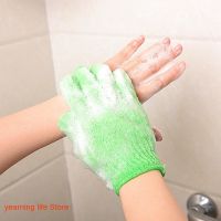 【cw】 Five Fingers Gloves Shower Colors Spa Scrubber Amenities Multicolor