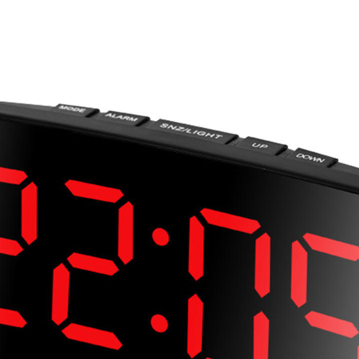 hocreative-นาฬิกาปลุกดิจิตอลเลื่อนโหมดกลางคืนนาฬิกาปลุกสมาร์ทชาร์จ-usb-แบตเตอรี่ขับเคลื่อนนาฬิกาปลุกอิเล็กทรอนิกส์สำหรับห้องนอน
