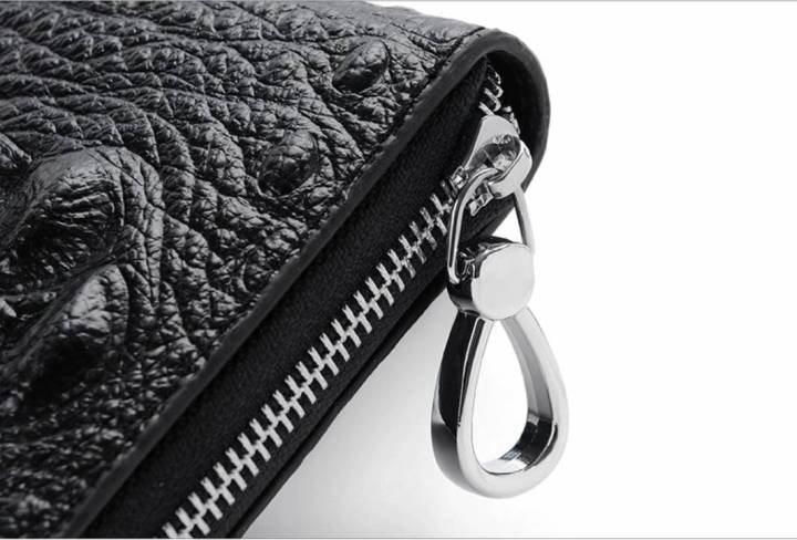 กระเป๋าสตางค์-ใบยาวลายหนังจระเข้-crocodile-wallet-พร้อมส่งทันที