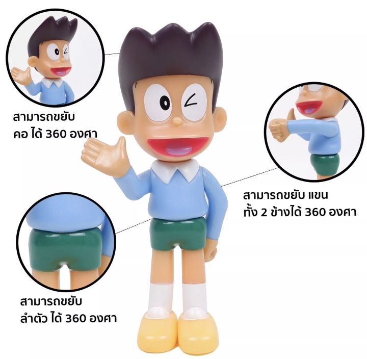 หุ่นตุ๊กตาโดเรม่อน-และตัวการ์ตูนจาก-doraemon