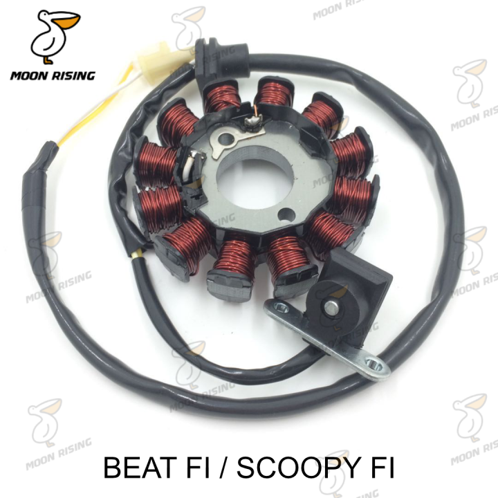 BEAT FI/ SCOOPY FI STATOR COIL MOTORCYCLE [MOON RISING] | Lazada PH