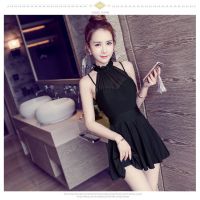 Swimsuit Flat Angle Conservative Womens New Korean Style Sports Skirt Student Belly Covering