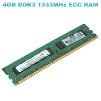 4GB DDR3 1333MHz ECC Memory 2RX8 PC3-10600E 1.5V RAM Unbuffered for Server Workstation