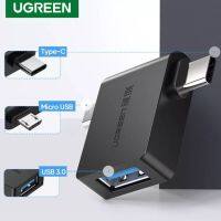 ( Promotion+++) คุ้มที่สุด UGREEN รุ่น30453 อะแดปเตอร์ 3in1 Type-C / Micro USB / USB3.0 Converter รองรับ Andriod, iPad Air-Pro ราคาดี อุปกรณ์ สาย ไฟ ข้อ ต่อ สาย ไฟ อุปกรณ์ ต่อ สาย ไฟ ตัว จั๊ ม สาย ไฟ