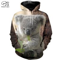 PLstar Cosmos ความงาม Koala พิมพ์ 3D 2021 แฟชั่นใหม่ Hoodie ชาย / หญิงซิปเสื้อสเวตเตอร์ลำลองสตรีทแวร์ K03XS-5XL