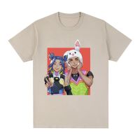 Valorant Gekko T เสื้อผู้ชาย/ผู้หญิง Harajuku Streetwear กราฟิก Kawaii TShirt Unisex ความงามการ์ตูนสบายๆผ้าฝ้าย TEE เสื้อ