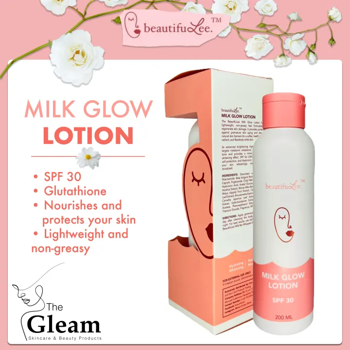 Beautifulee 200ml Non Greasy Milk Glow Body Lotion With Spf 30 