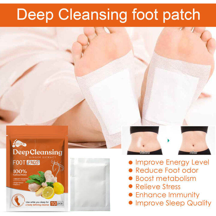 Eelhoe Ginger Foot Patch Improve Sleep Quality Relieve Physical and
