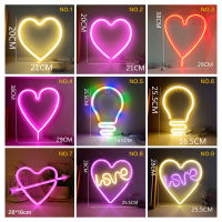 Led Neon Light Colorful Rainbow Art Sign Hanging Night Lamp For Home Party Wedding Bedroom Decoration Xmas Gift Neon Lamp