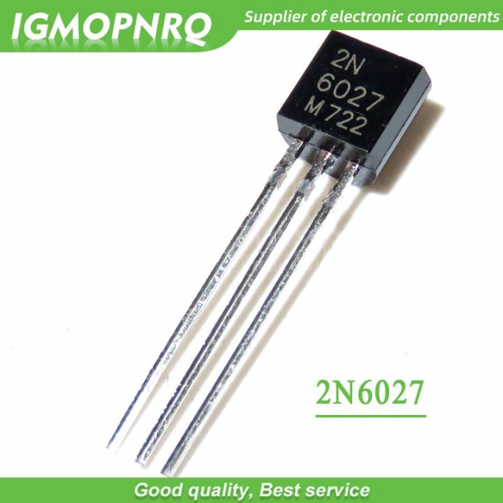 10PCS 2N6027 6027 TO 92 Programmable single junction transistor New Original