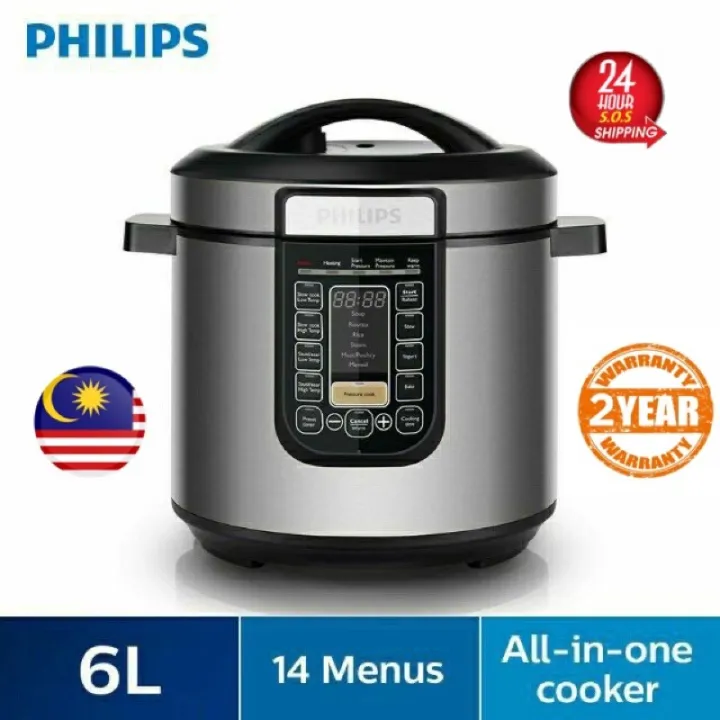 Philips Pressure Cooker HD2137 (6.0L) All In One Lazada
