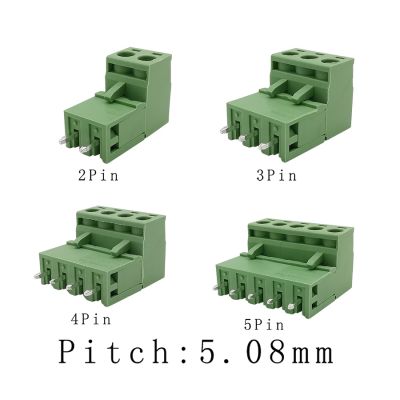 2EDG Pitch 5.08 mm 2P 3P 4P 6 Pin PCB Screw Terminal Blocks Connector Straight Needle Terminals Plug Jack for 26-18AWG Cable