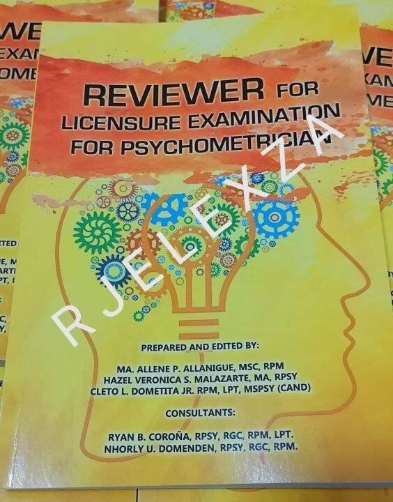 Reviewer For Licensure Examination For Psychometrician Lazada Ph