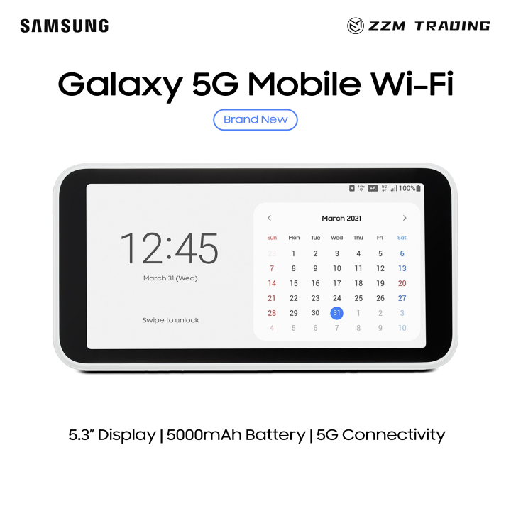 Samsung Galaxy 5G Pocket Wi-Fi 5.3inch 5000mAh SCR01SWU | Lazada PH