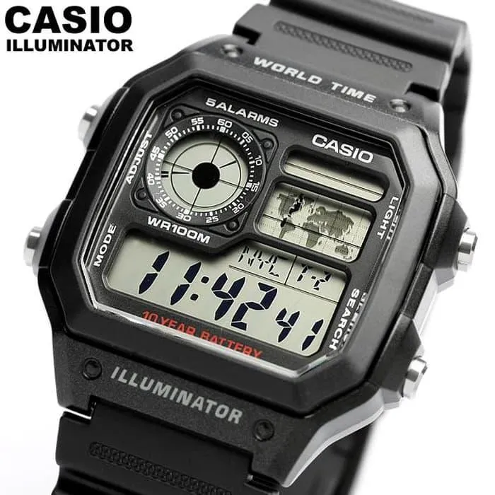 jam tangan digital casio pria