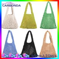 Straw Woven Hollow Net Handbags Female Summer Shopping Beach Vacation Coin Purse