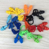 2PCS Authentic Soft Silicone Corded Ear Plugs Reusable Hearing Protection Noise Reduction Earplugs Ear Protection