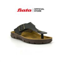 Bata MENS Sandalรองเท้าแตะชายแบบคีบสีน้ำตาล รหัส 8744054 ดีไซน์ ทันสมัย ใส่บาย