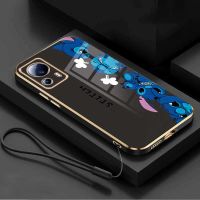 Xiaomi เคสมือถือ13 Lite 13 Ultra 13 Pro Xiaomi 12 Lite 12 Pro เคสมือถือลายการ์ตูนมอนสเตอร์ตาโตตะเข็บขอบตรงเต็มยางซิลิโคนหุ้มกุญแจรีโมทรถยนต์กล้อง