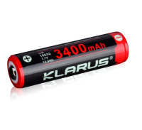 Klarus 18650BAT34 3400mAh แบตเตอรี่ 18650 ชนิดมีวงจรป้องกัน ที่จ่ายกระแสสูงถึง 10A