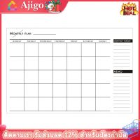 Ajigo【พร้อมสต็อก】12ชิ้นที่เรียบง่าย A3แผ่นวางแผนรายเดือนตารางเวลารายวันจัดเต็มบันทึกกำหนดการกับ2020/2021ปฏิทินสำหรับการทำรายการนัดการศึกษาทำงาน