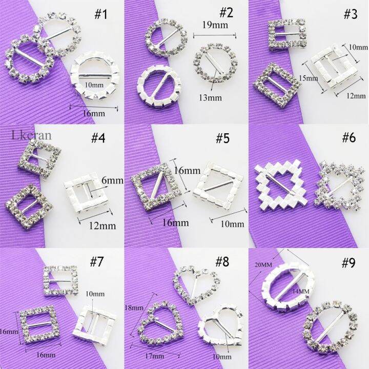 cw-limited-edition-10-pcs-diamond-rhinestone-buckle-decoration-wedding-making-embellishment