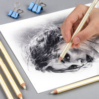 3512pcs Faber Casl 7058 Pencil Shape Eraser+Brush Sketching Highlight Rubber Drawing Stationery School Office Art Supplies