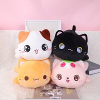 Cat Weighted Plush Toys Cute Cat Soft Stuffed Cartoon Pillow Dolls Baby Pillows Animal Doll Sofa Cushion Toys Girls Kids Gifts