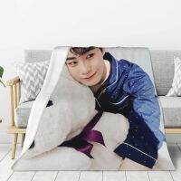 For-KPOP-Moonbin 0803s-1Soft blanket high-definition printing shawl for decoration and free customization W-7548